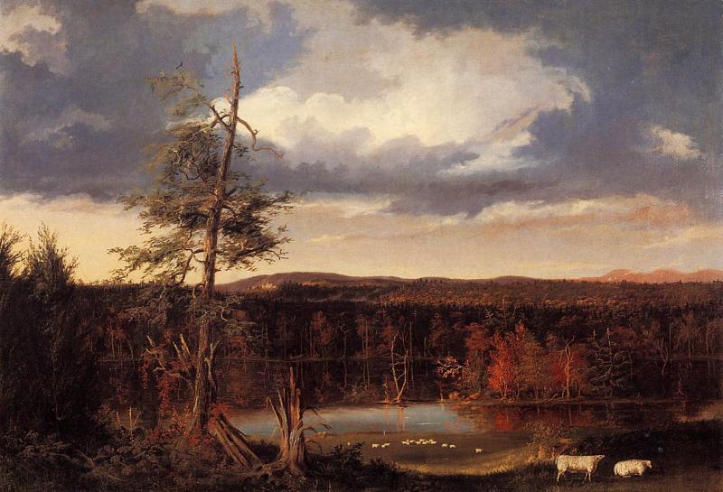 Thomas Cole Landscape 325 Sweden oil painting art